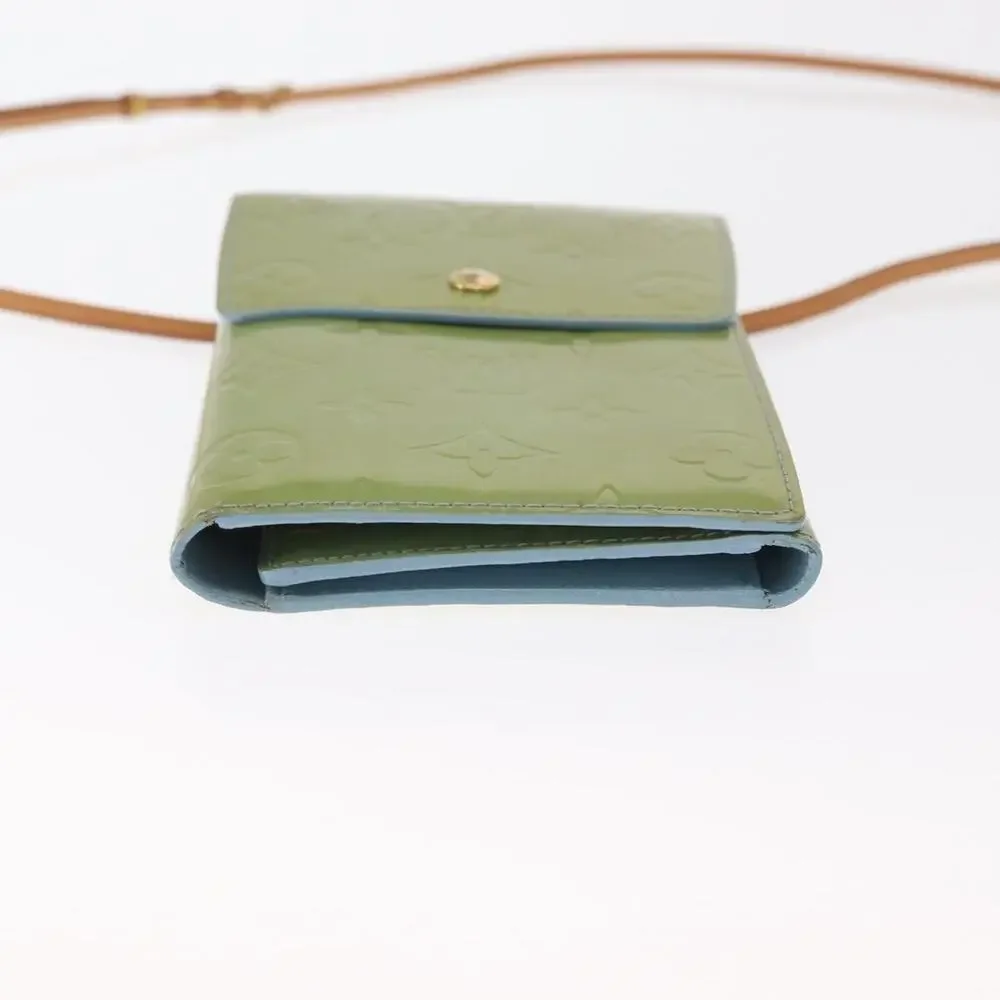 Louis Vuitton Monogram Vernis Walker Wallet Baby Blue